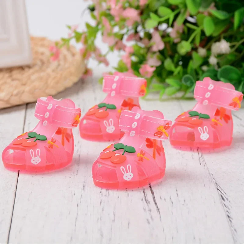 Non-slip Jelly Sandal Dog Shoes