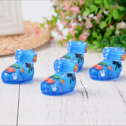 Non-slip Jelly Sandal Dog Shoes