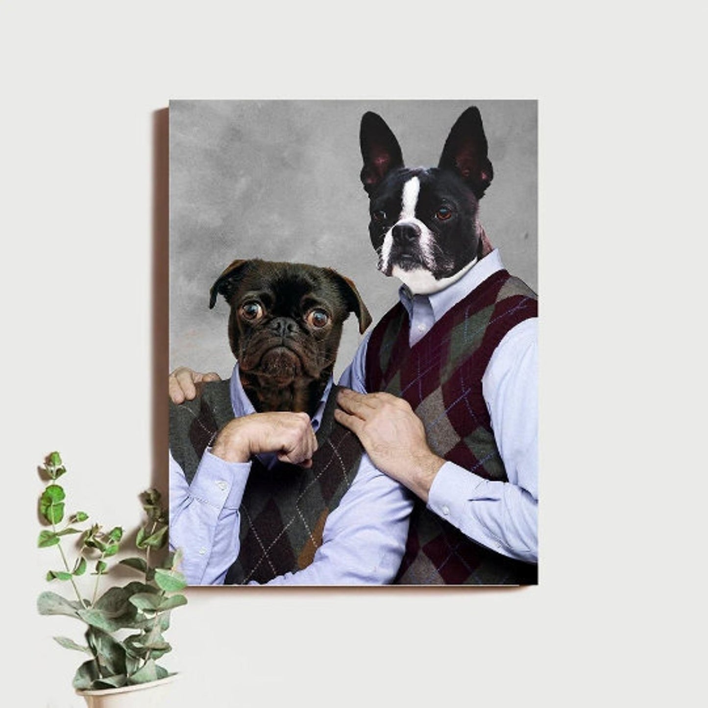 Custom Pet Brothers or Sisters Portrait