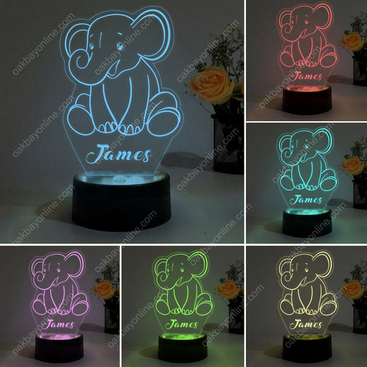 Custom Night Lights Elephant XIII 08