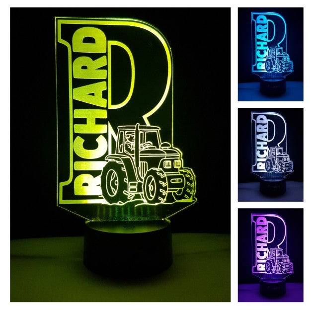 Custom Truck Night Lights with Name 16 Colors IV18