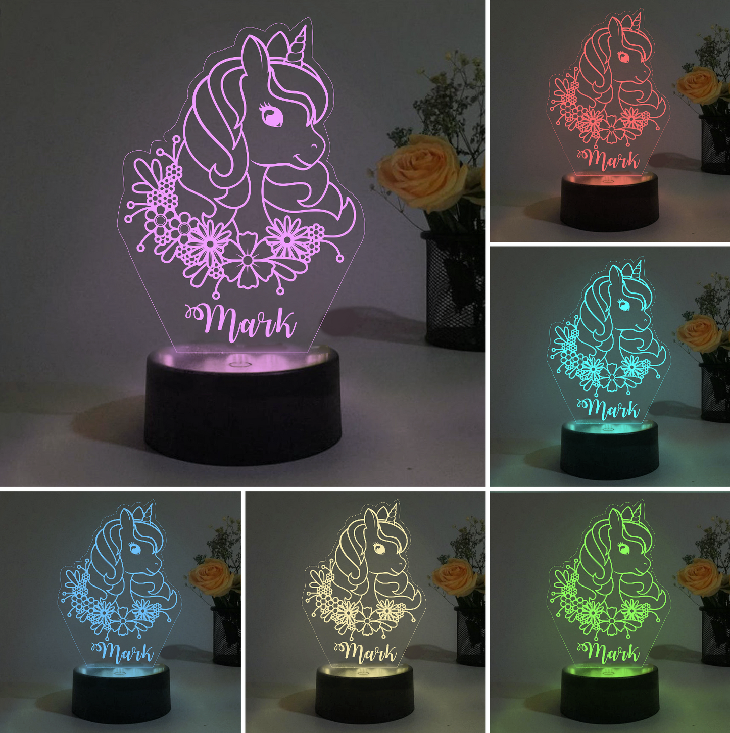 Custom Unicorn Night Lights I04