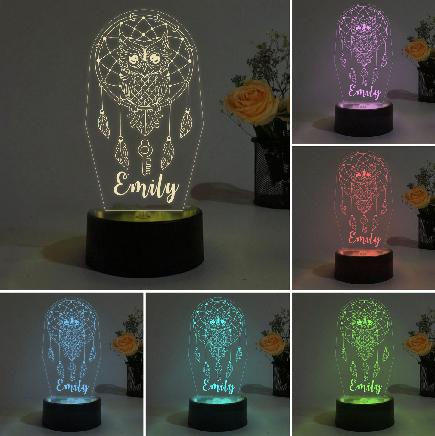 Custom Owl Night Lights I04