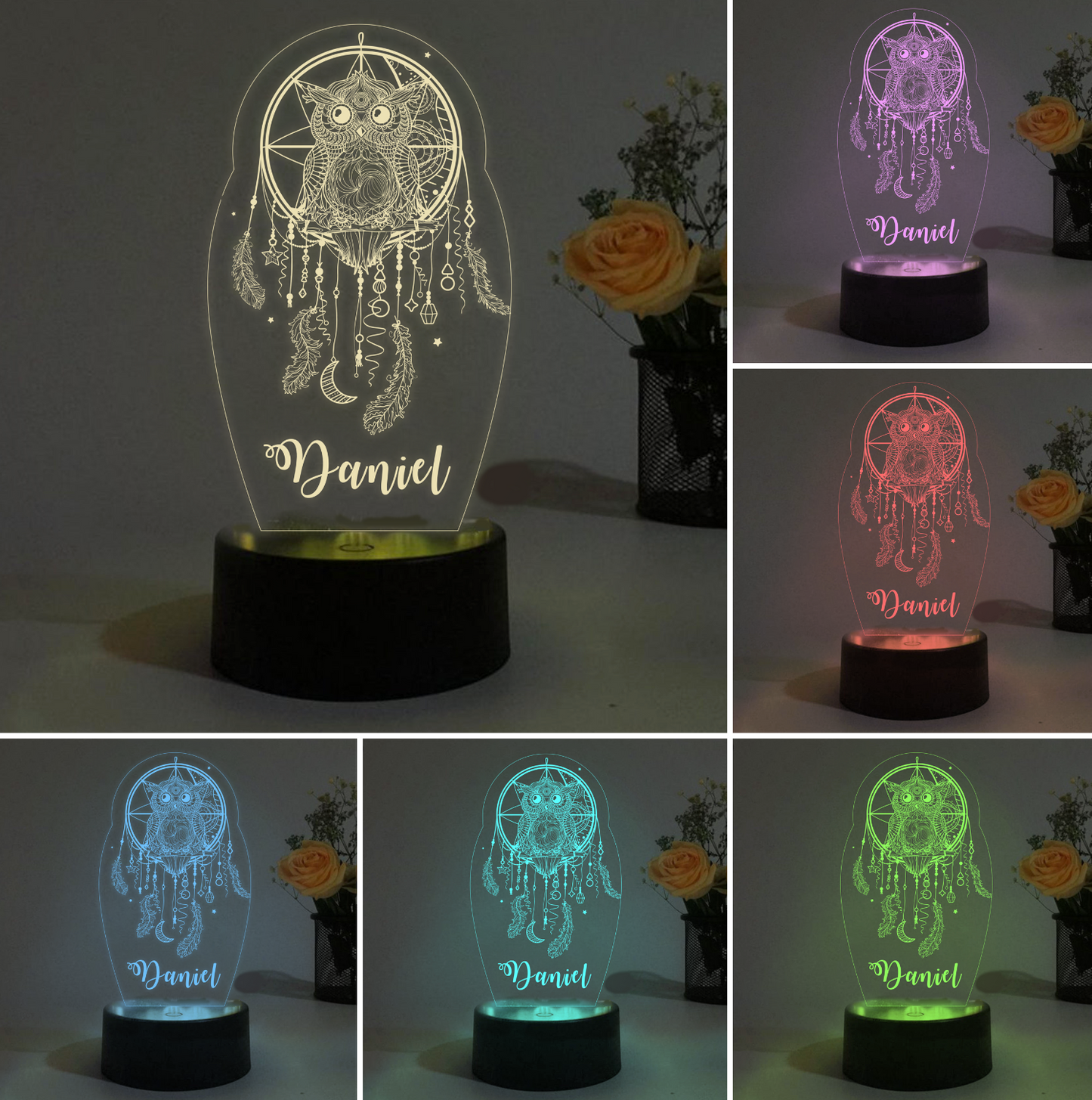 Custom Owl Night Lights I02