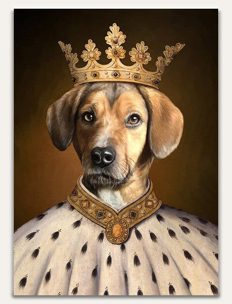 Custom Pet Portrait Canvas Painting-33