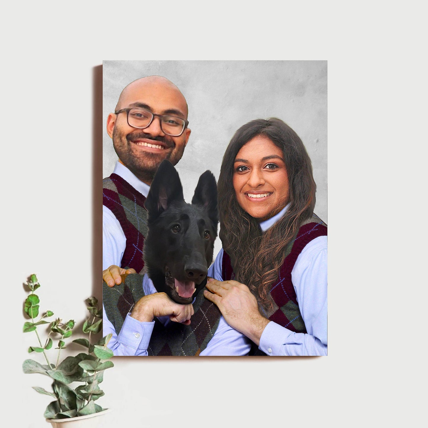 Custom Pet Brothers or Sisters Portrait