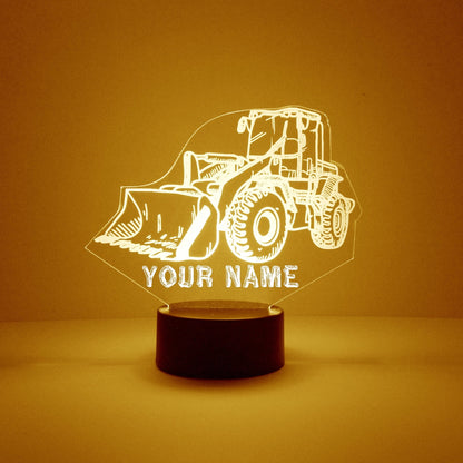 Custom Truck Night Lights with Name / 7 Color Changing LED Lamp III11