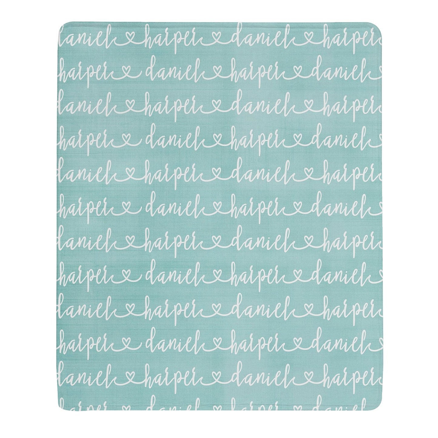 Custom Name Signature Style Blanket 03