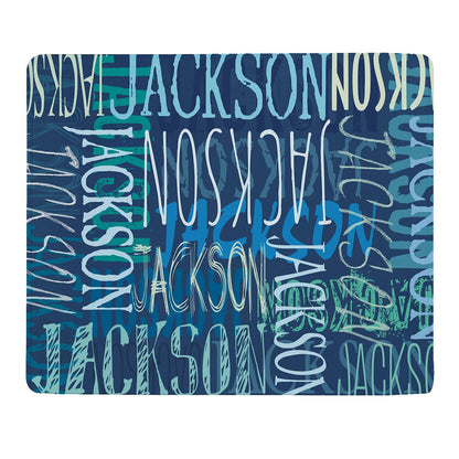 Custom Name Signature Style Blanket