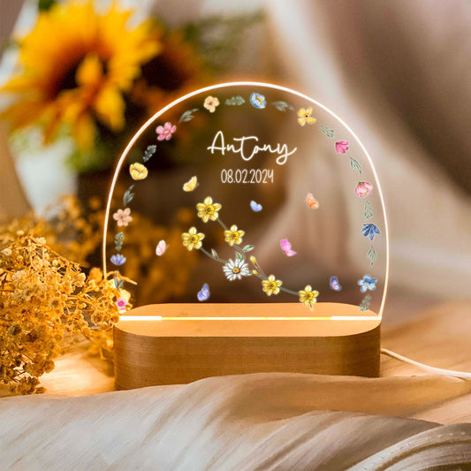 Personalized Baby Bedside Night Light-13