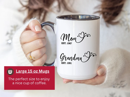 Mom Grandma Mug Personalized- M1