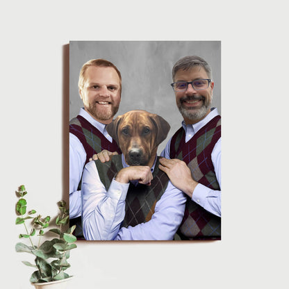 Custom Pet Brothers or Sisters Portrait