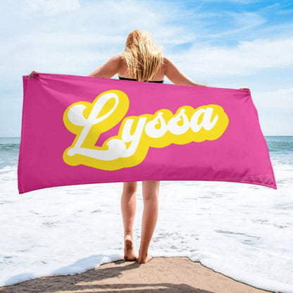 Personalized Beach Towels V22