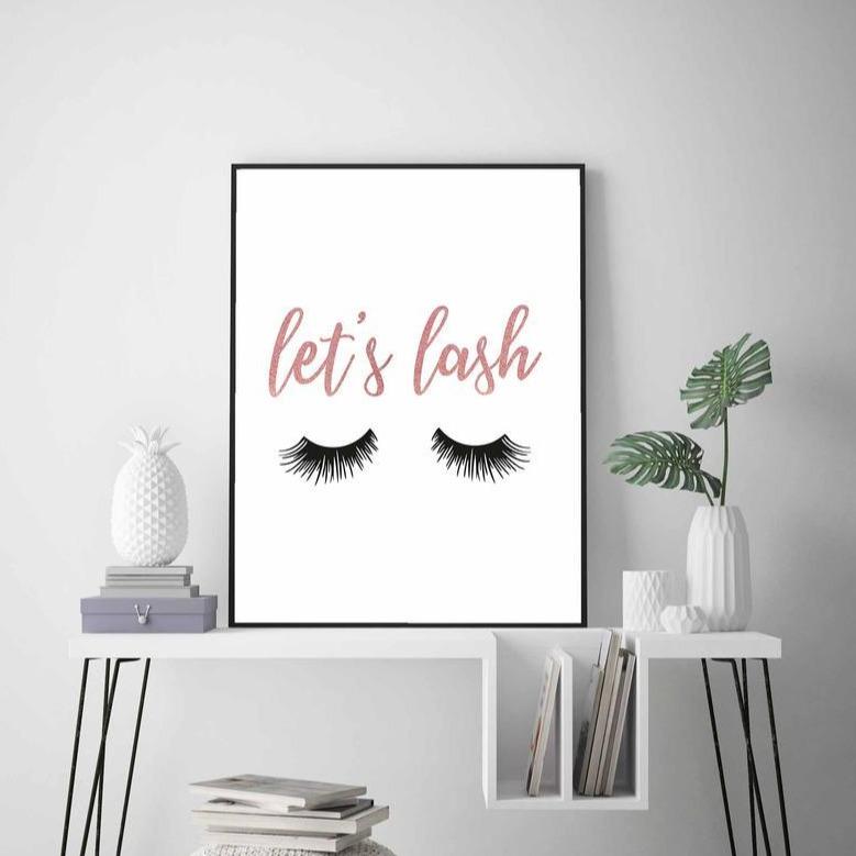 Lash studio decor Canvas Art Set I 09 -2 Pieces