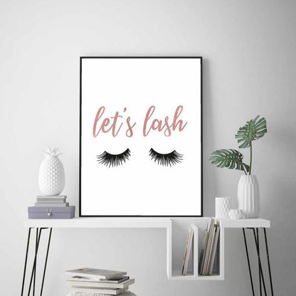 Lash studio decor Canvas Art Set I 09 -2 Pieces