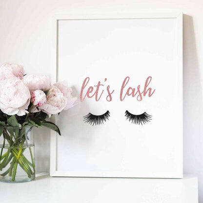 Lash studio decor Canvas Art Set I 09 -2 Pieces