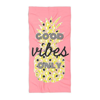 Good Vibes Only - Sunnies On Funny Beach Towel