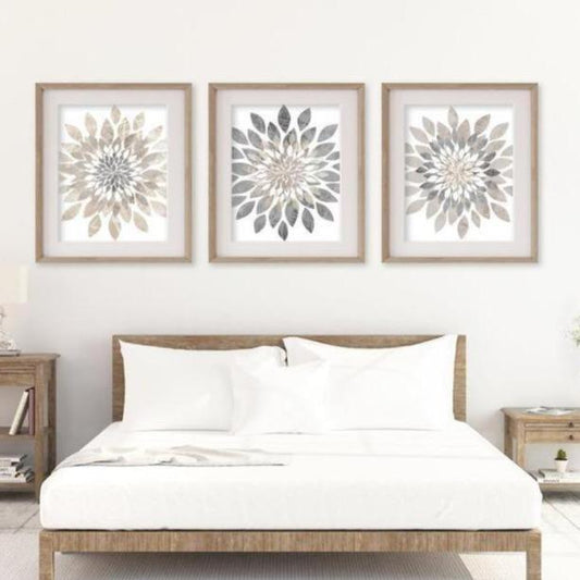 Neutral Minimalist Canvas Art Set I18