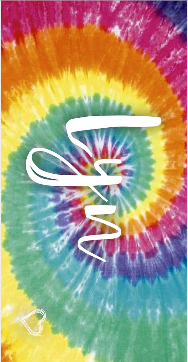 Personalized Beach Towels Tie Dye V02