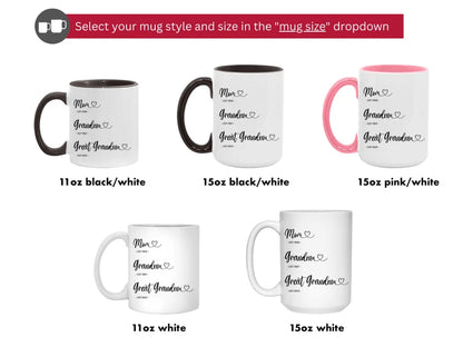 Mom Grandma Mug Personalized-M30