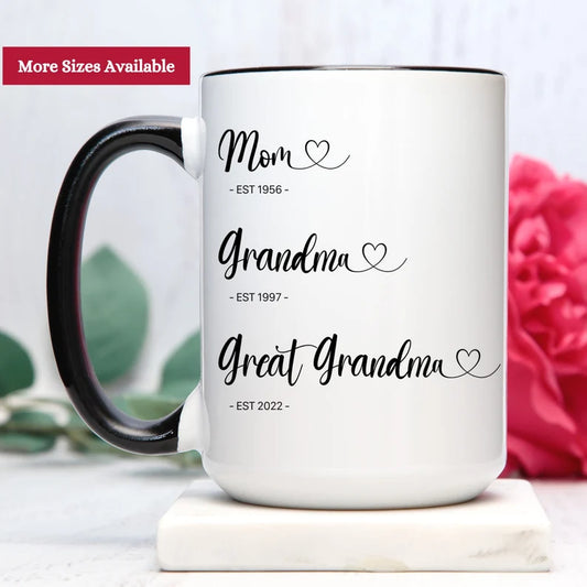 Mom Grandma Mug Personalized-M30