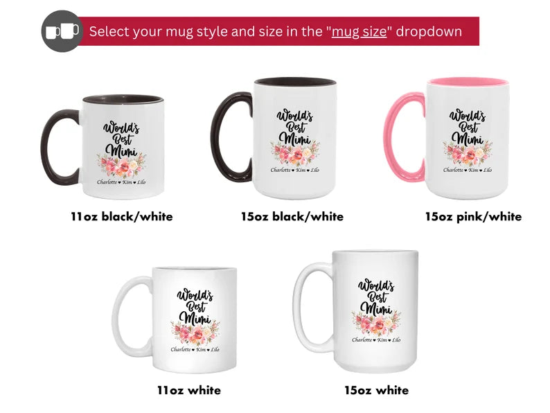 Mom Grandma Mug Personalized-M28