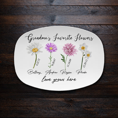 Personalized Mother's Day Handprint Plate- P17