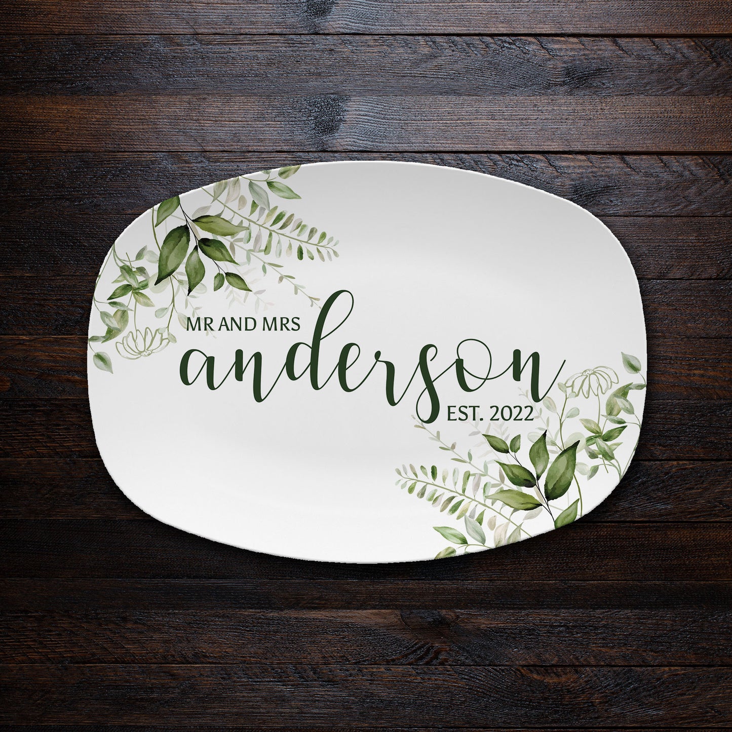 Personalized Mother's Day Handprint Plate-P5
