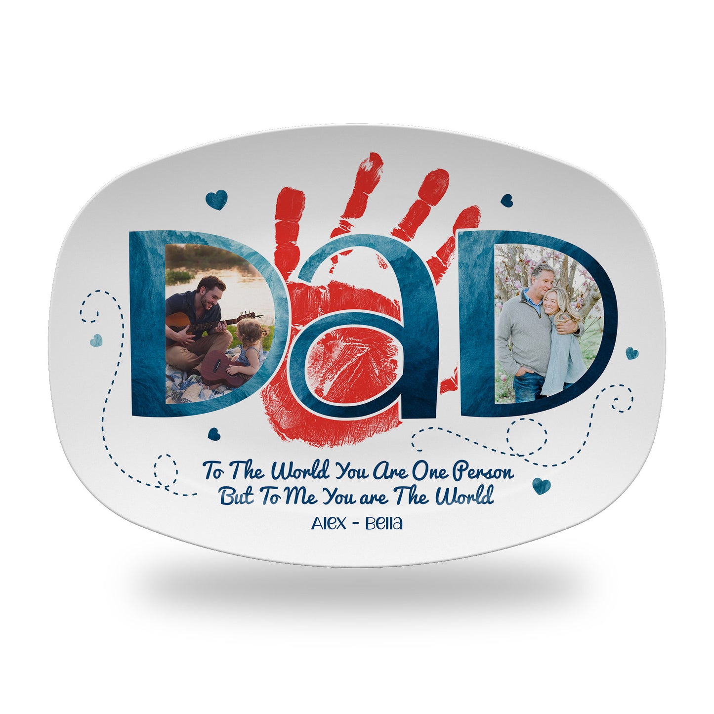 Personalized Mother's Day Handprint Plate- P13