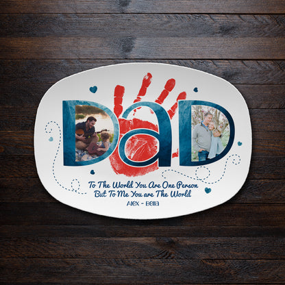 Personalized Mother's Day Handprint Plate- P13