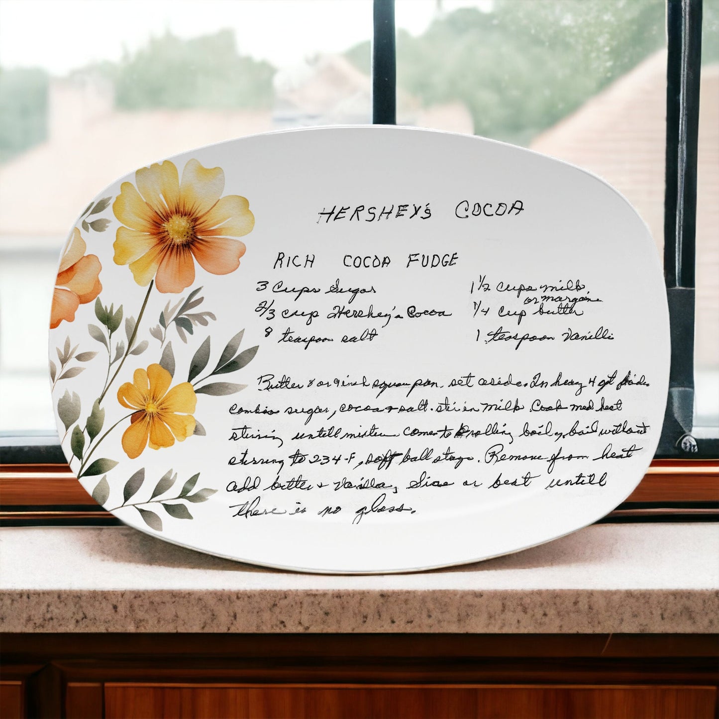 Personalized Mother's Day Handprint Plate-P9