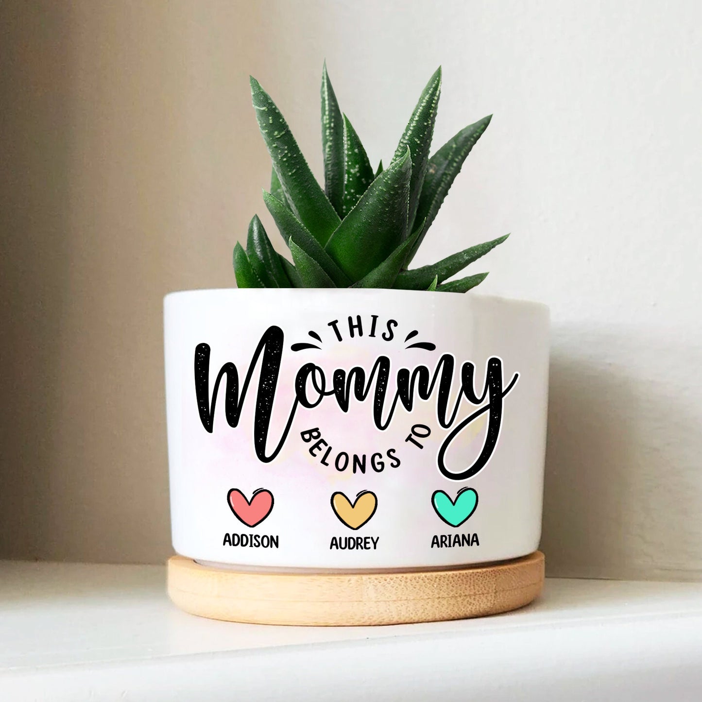 Custom Plant Pot Gift for Mom- P7