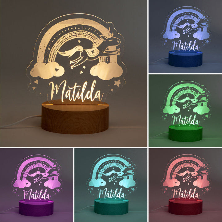 Custom Animal Night Lights IX45-Unicorn